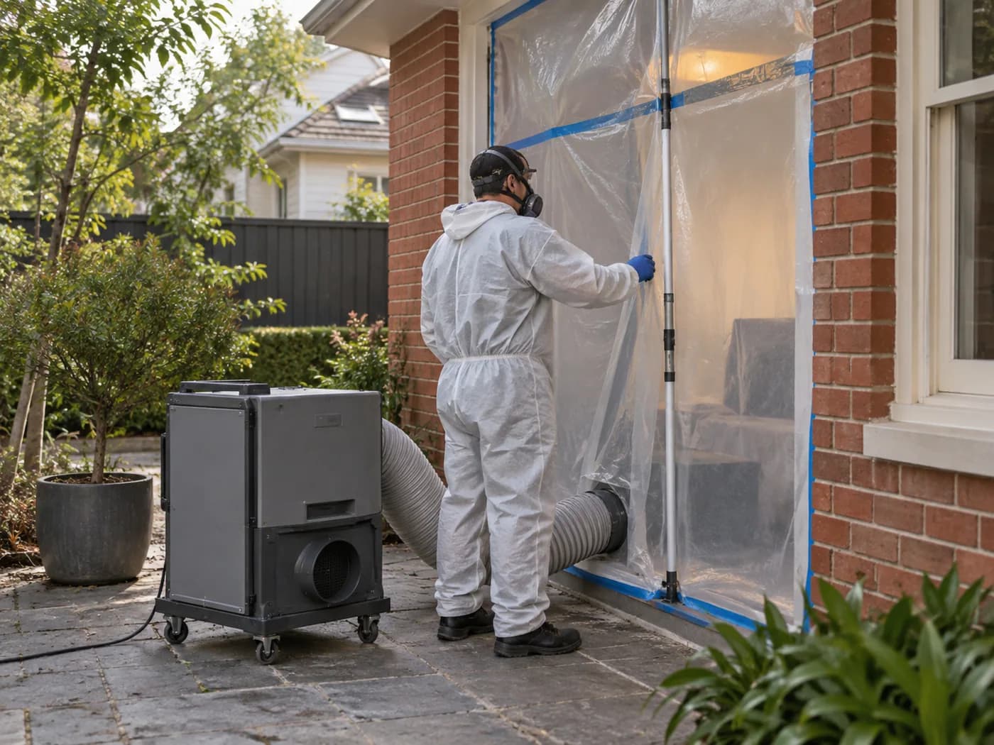 Illustrative mould remediation service in Melbourne